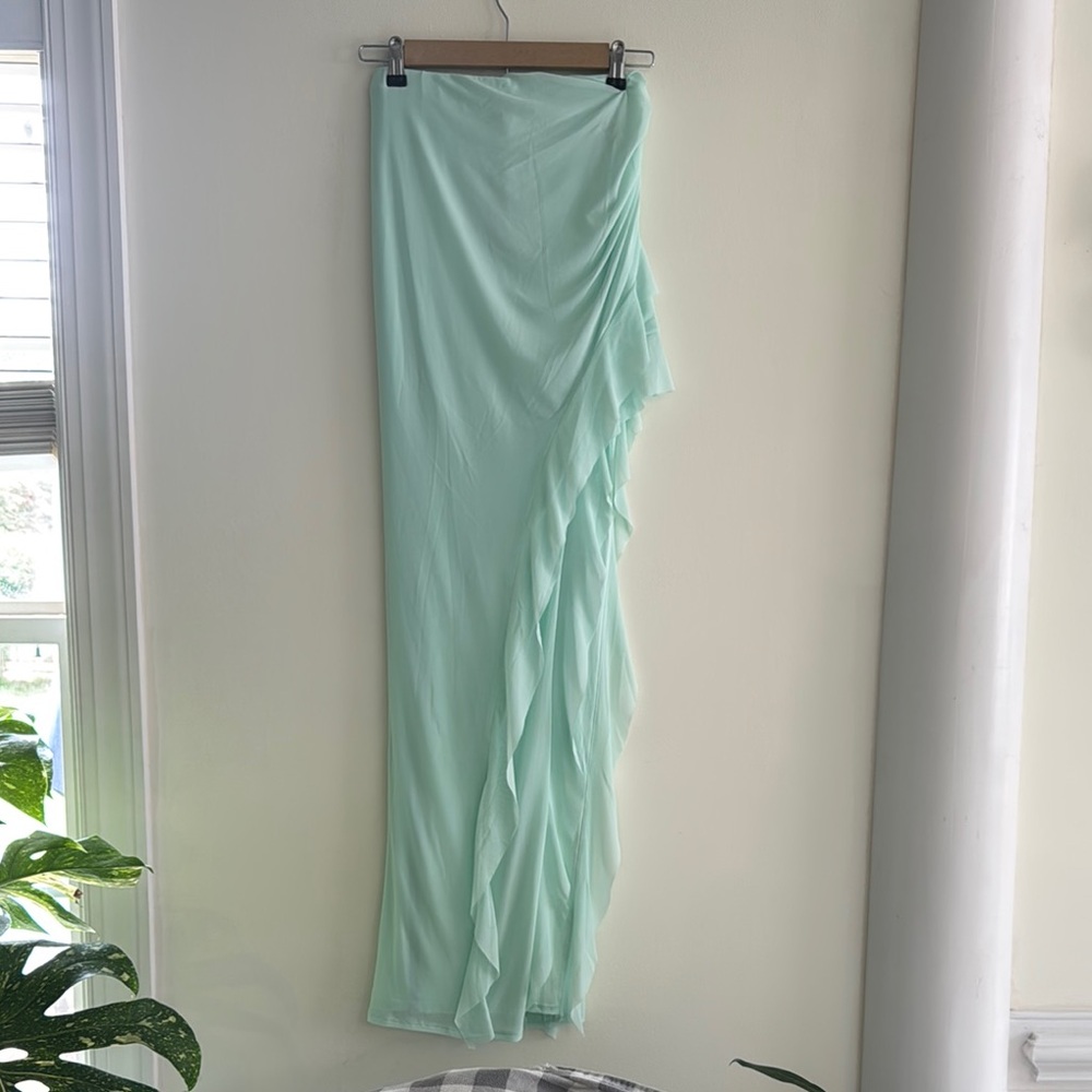 Elegant Mint Green Women's Skirt